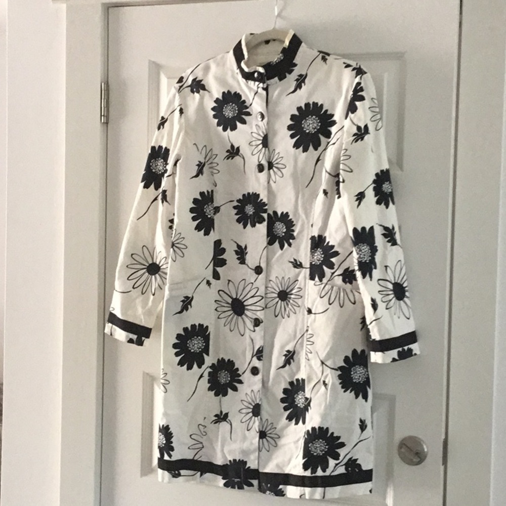 Mac & Jac Sunflower Print Coat